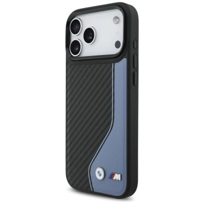 2. BMW M Carbon Logo MagSafe Case for iPhone 17 Pro Max - Blue
