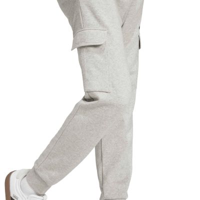 6. adidas Essentials Feelcozy Cargo Men's Pants Light Gray JE3823
