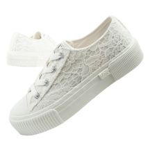 Lee Isla women's sports shoes sneakers white platform lace