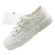 Lee Isla women's sports shoes sneakers white platform lace