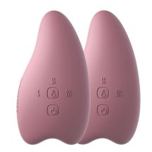 Momcozy A1 Warming and Vibrating Lactation Massager - Double Pack