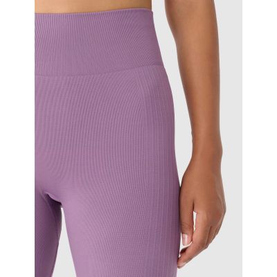 5. Women's seamless high-waisted training leggings 4F 4FWAW24TFTIF278-50S