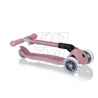 13. 3-wheel scooter Globber Foldable Lights ECOlogic Berry 692-510