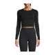 6. CASALL Crop Long Sleeve T-shirt black