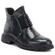 Women's patent leather ankle boots, green, M.Daszyński MR2501