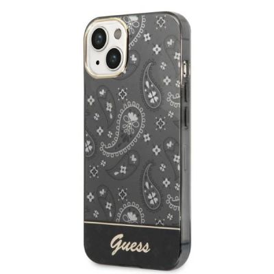 2. Guess GUHCP14MHGBNHK iPhone 14 Plus 6.7" black/black hardcase Bandana Paisley