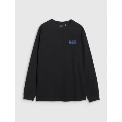 6. Men's oversize longsleeve with print 4F 4FWSS25TLONM390-20S