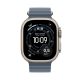 3. Watch Apple Watch Ultra 3 (2025) 5G 49mm Natural Titanium Case with Ocean Band - Anchor Blue