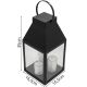 17. DECORATIVE LANTERN WITH 3 CANDLES