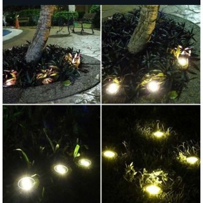 17. SOLAR LAMP 8 LED SMD FOR DRIVE INTO THE GROUND, SET OF 4 PCS