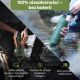 8. Extralink PURISOO+ BOTTLE WITH FILTER SYSTEM WITH PUMP 400ML UF + ACF FILTER Water filter bottle 0.4 l Green, Olive