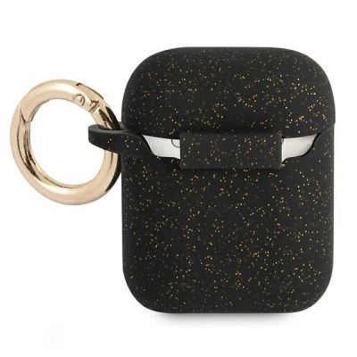 2. Guess GUA2SGGEK AirPods cover black/black Silicone Glitter