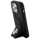 8. Karl Lagerfeld Gripstand Saffiano Karl&Choupette Pins case for iPhone 14 Pro - black