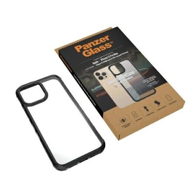 5. PanzerGlass ClearCase antibacterial Military Grade certified case for iPhone 13 Pro Max - transparent and black