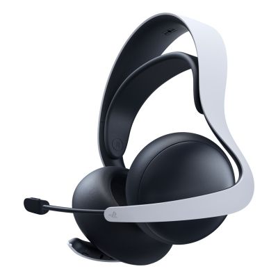 2. Sony PULSE Elite Wired & Wireless Bluetooth Gaming Headset Headband Charging Stand Black, White