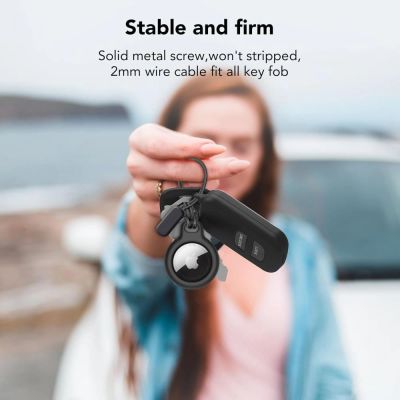 9. Tech-Protect Rough 2-pack case for Apple AirTag - black