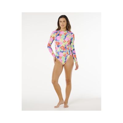 4. Women's RIP CURL Party Wave Upf Surf Suit multicolor