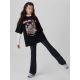 Girls' knit leggings with flared legs 4F 4FJKAW26TTIGF351-20S