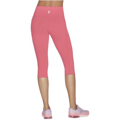 2. Skechers Go Walk High Waisted Capri Short W2CP2-RDBL Red XS