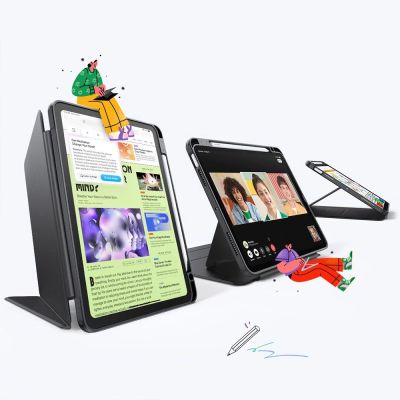 2. ESR Flip Hybrid Case for iPad 10.9" 2020-2022 (4th / 5th gen.) / 11" 2024-2025 (6th / 7th gen.) - Black