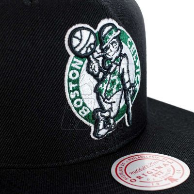 3. Mitchell &amp; Ness NBA Boston Celtics Top Spot Snapback Hwc Celtics Cap HHSS2976-BCEYYPPPBLCK