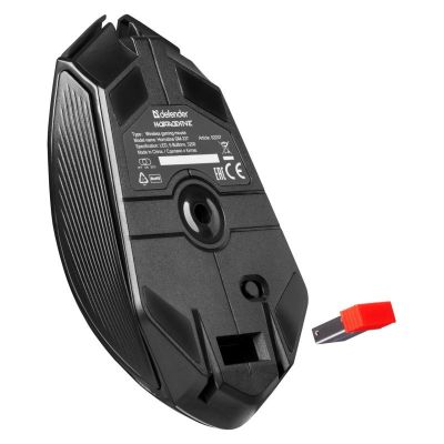 4. DEFENDER MOUSE GM-237 HORRODINE RF 3200dpi 6P BLACK