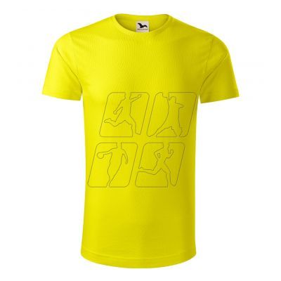 3. Malfini Origin M T-shirt MLI-17196 lemon