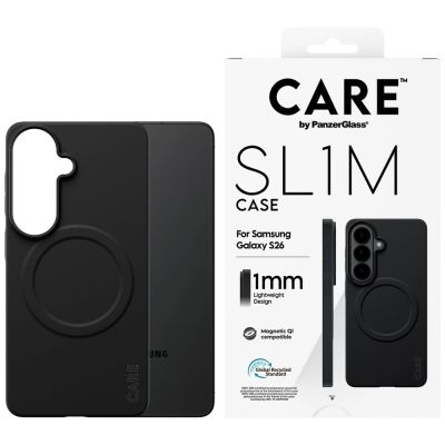 CARE by PanzerGlass SL1M Case for Samsung Galaxy S26 - Black