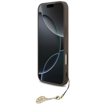 4. Guess 4G Charms Collection MagSafe case for iPhone 17 Pro Max - brown