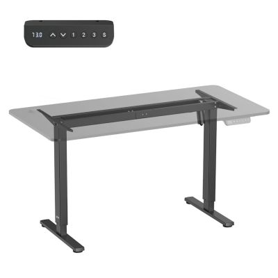 13. ERGO OFFICE ELECTRIC DESK ADJUSTABLE MAX HEIGHT 1160MM, MAX - 80 KG, WITHOUT TABLETOP FOR SITTING AND STANDING WORK, BLACK ER-400 B