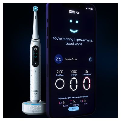 23. Oral-B iO Series 10 Stardust White Toothbrush