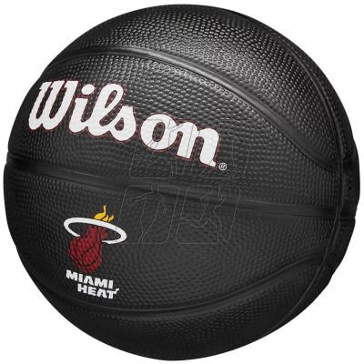 3. Basketball Wilson Team Tribute Miami Heat Mini Ball Jr. WZ4017607XB