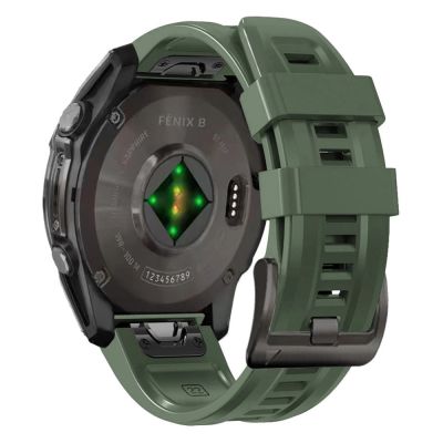 2. Tech-Protect Silicone Strap for Garmin Fenix 5S / 5S PLUS / 6S / 6S Pro / 7S / 8 (43MM) - Green