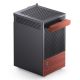 8. Jonsbo T6 Case, Mini-Tower, Mini-ITX, Tempered Glass, Wood - Black