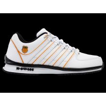 K-swiss RINZLER WHITE/ORANGE POPPY/BLACK-M sneakers (01235-185-M)