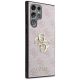 4. Guess 4G Big Metal Logo Case for Samsung Galaxy S24 Ultra - Pink