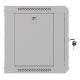 19. Lanberg 19" 6U 540x350 gray glass door wall-mounted rack cabinet (Flat Pack)