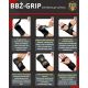 12. MASTERS BBŻ-GRIP gel boxing bandages black
