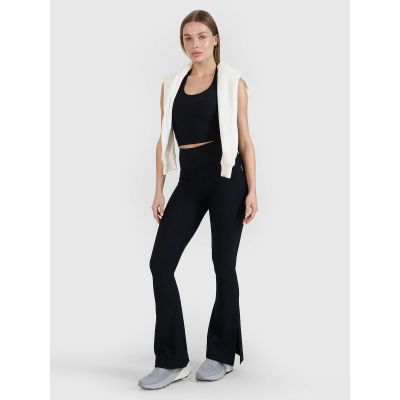 5. Women's slim crop top smooth 4F | Anna Lewandowska 4F 4FALSSS25TSLEF215-20S