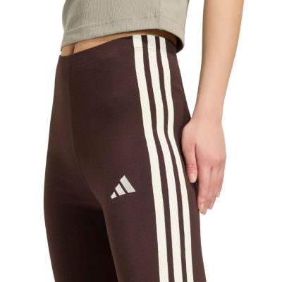 4. Women's adidas Essentials 3-Stripes Leggings Brown KS6286