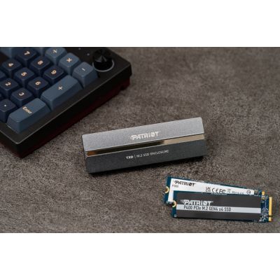 2. Patriot TXD USB 3.2 enclosure for M.2 NVMe SSD 1.3, up to 8 TB – Aluminium