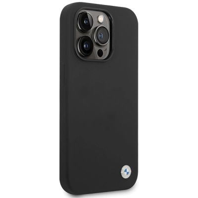 4. BMW Silicone Metal Logo case for iPhone 15 Pro - black