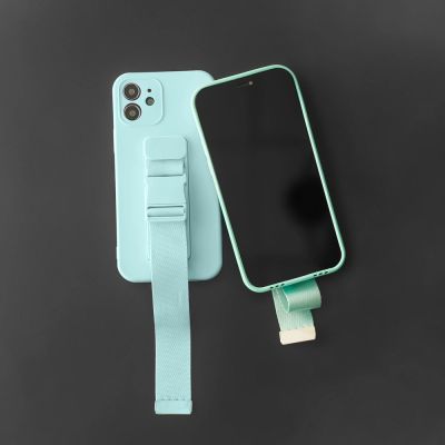 11. Rope case gel case with a lanyard chain bag lanyard Samsung Galaxy A22 4G yellow