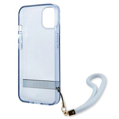 7. Guess GUHCP13MHTSGSB iPhone 13 6.1 "blue / blue hardcase Translucent Stap