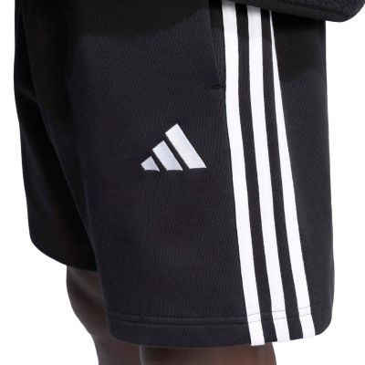 4. Men's adidas Essentials 3-Stripes French Terry Shorts Black KY6545