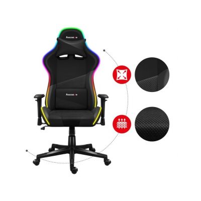 23. Huzaro Force 6.2 Black RGB Gaming Chair