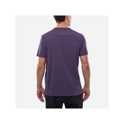 3. MILLET Kamet Map Ts Ss M purple men's t-shirt