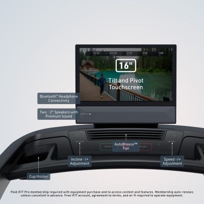 17. NORDICTRACK ELECTRIC TREADMILL T16