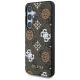 2. Guess 4G Printed Colored Peony Pattern MagSafe case for Samsung Galaxy S25 brown