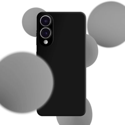 4. 3mk Hardy Silicone MagCase for Samsung Galaxy S25 Edge - Black